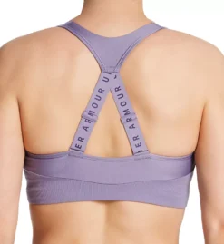Under Armour HeatGear Infinity Medium Impact Ribbed Sports Bra -Her Room US under armour ua01 1365772 bs