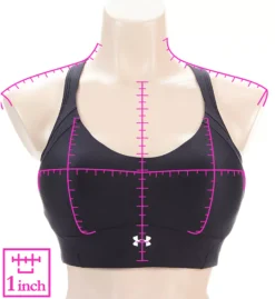 Under Armour HeatGear Infinity Medium Impact Ribbed Sports Bra -Her Room US under armour ua01 1365772 ns7