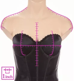 Vintage Strapless Low Back Longline Bra -Her Room US va bien vab001 506 ns7