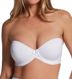 Lace Band Strapless Push Up Bra