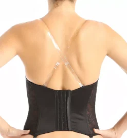 Lace Low Plunge Bustier With Garters -Her Room US va bien vab001 6163 cs1