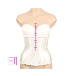 Smooth Satin Hourglass Bustier -Her Room US vab001 513 01