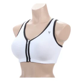 Color Block Zip Front Sports Bra -Her Room US val001 1611b 01