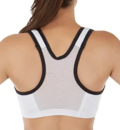 Color Block Zip Front Sports Bra -Her Room US valmont val001 1611b bs