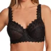 Embroidered Lace Underwire Bra