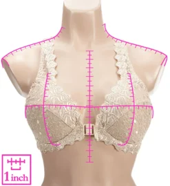 Front Close Lace Cup Underwire Bra -Her Room US valmont val001 8323 ns7