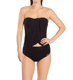 Vince Camuto Black Sanremo Shades Draped Bandini Tankini – Flyaway Halter Swim Top -Her Room US vince camuto vc01 v21516 cs3