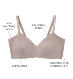 No Side Effects Underarm-Smoothing Wireless Bra -Her Room US warners warn01 rm3061a cs3