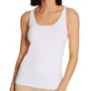 Wolford White Seamless Cotton Blend – Sophisticated Scoop Neck Jamaika Top -Her Room US wolford wolf01 55035 gs