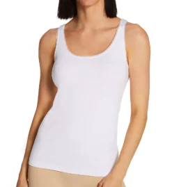 Wolford White Seamless Cotton Blend – Sophisticated Scoop Neck Jamaika Top